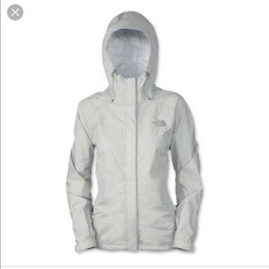 Northface white hard shell